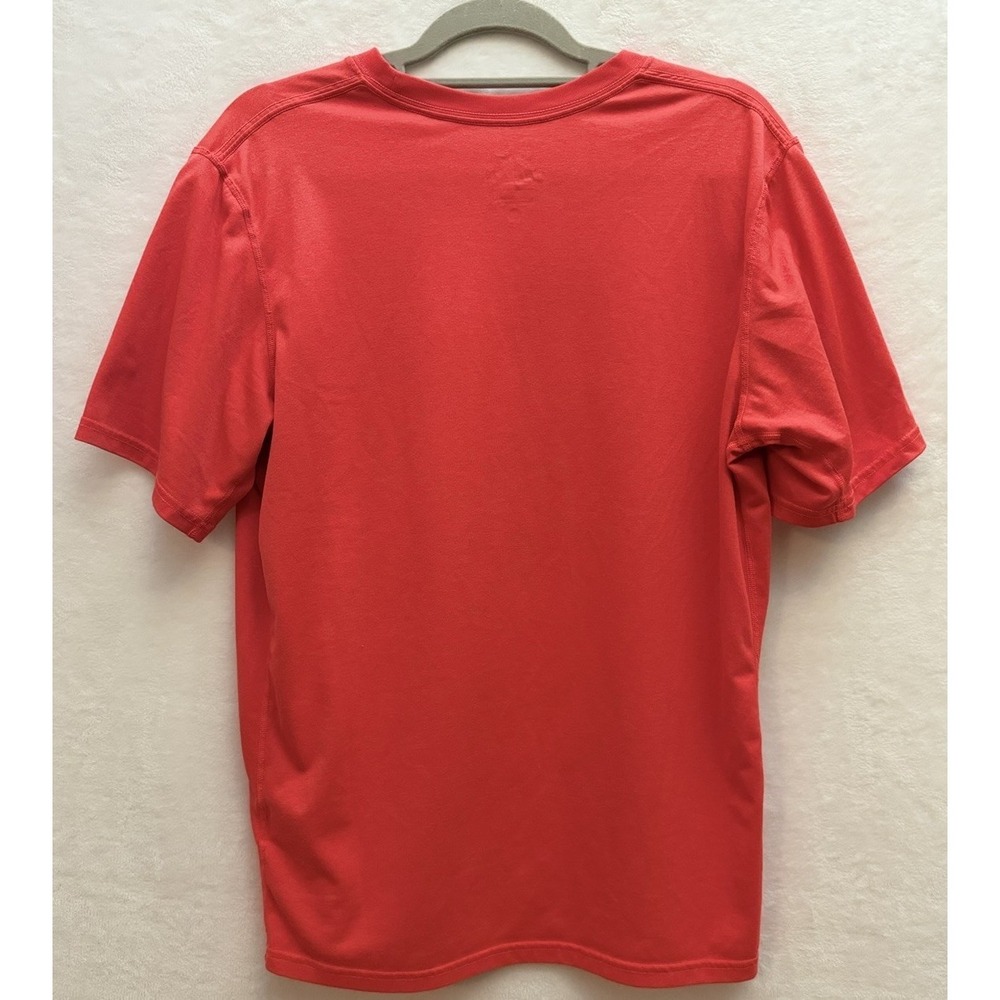 Nike Men's S Dri-fit Training T-Shirt Fury Red 698255 Green Swoosh Neon - Picture 4 of 10